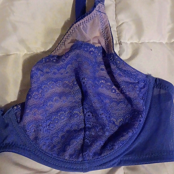 Xhilaration Unlined T-shirt Bra- sheer periwinkle - Picture 2 of 6